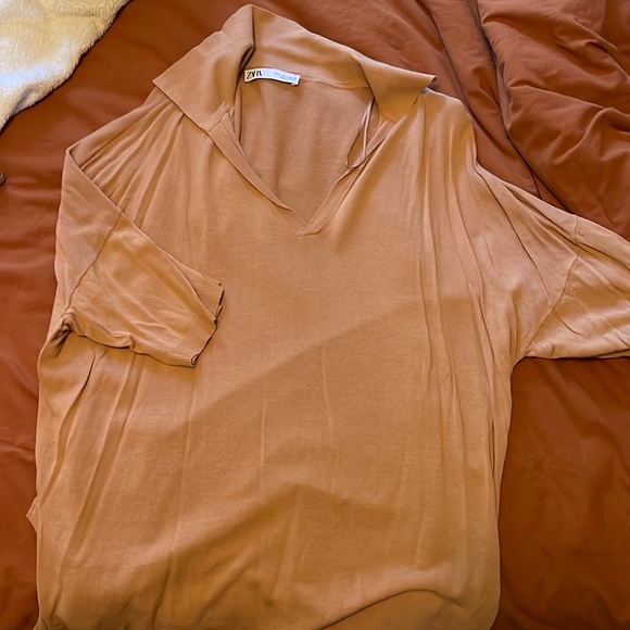 2 for 15$// Zara Oversize collared shirt - Picture 1 of 2